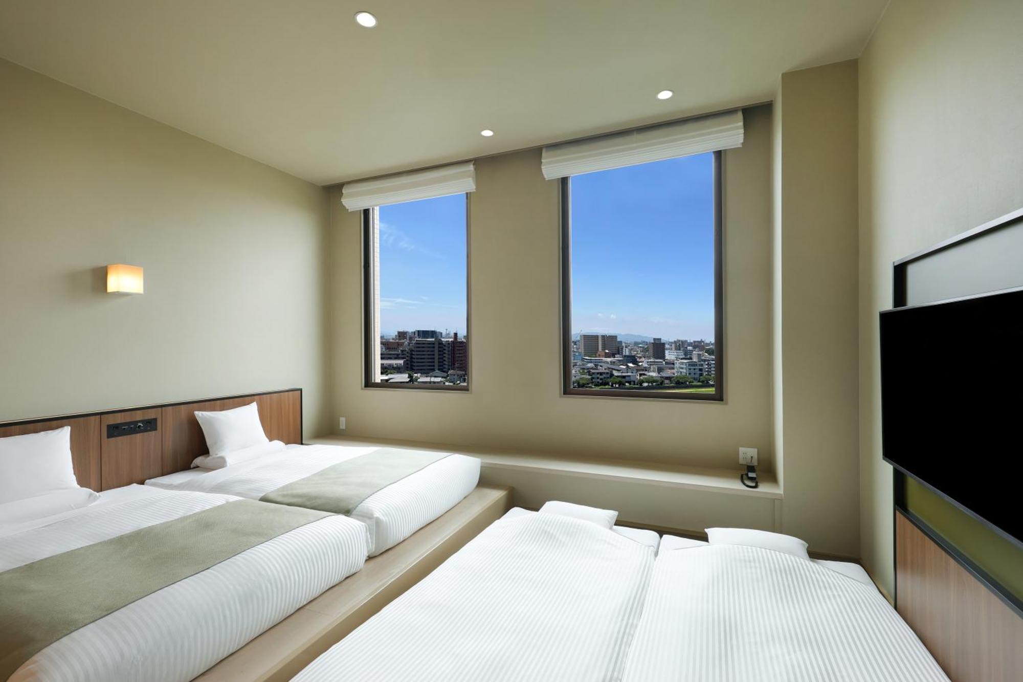 Hotel Mystays Kumamoto Riverside Quarto foto